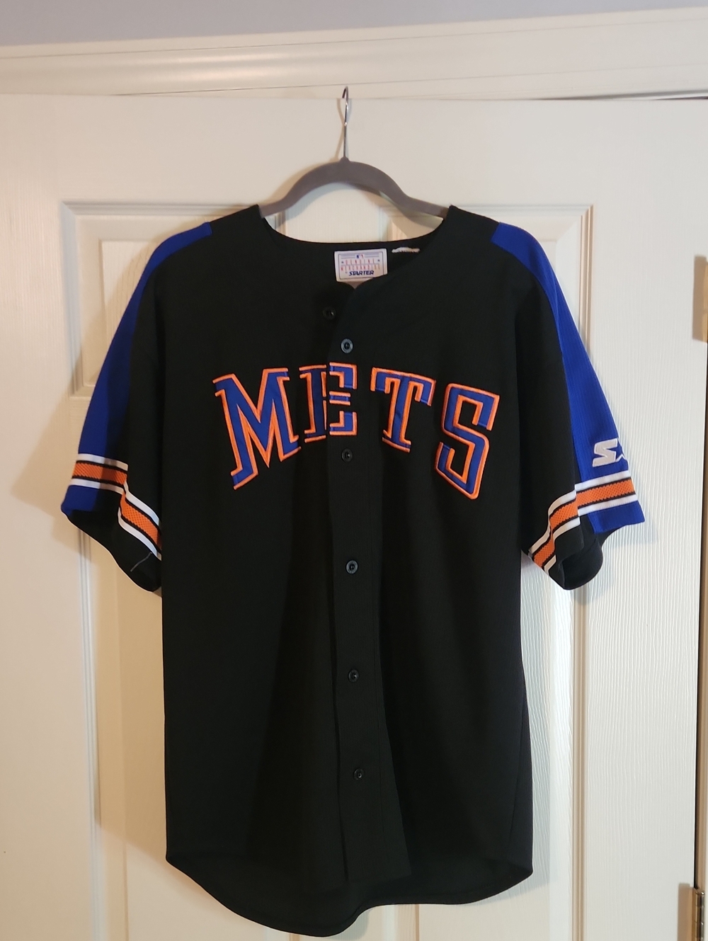Vintage 1990s STARTER New York Mets Jersey. Large.